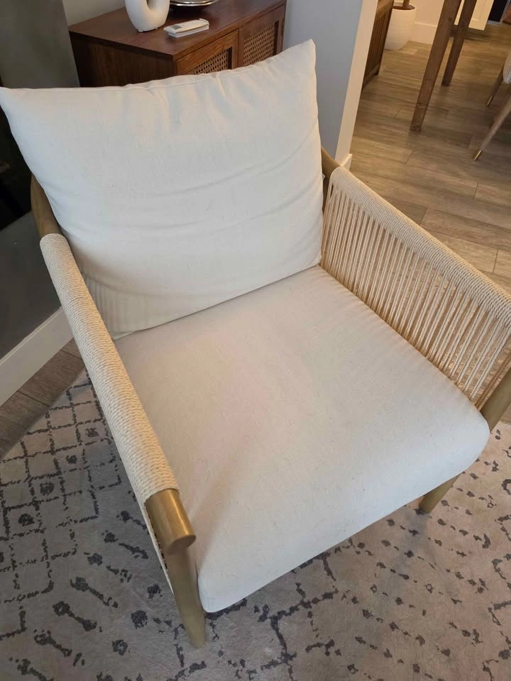 Set of 2 Kelly Clarkson Home Rope Accent Chairs - photo 4