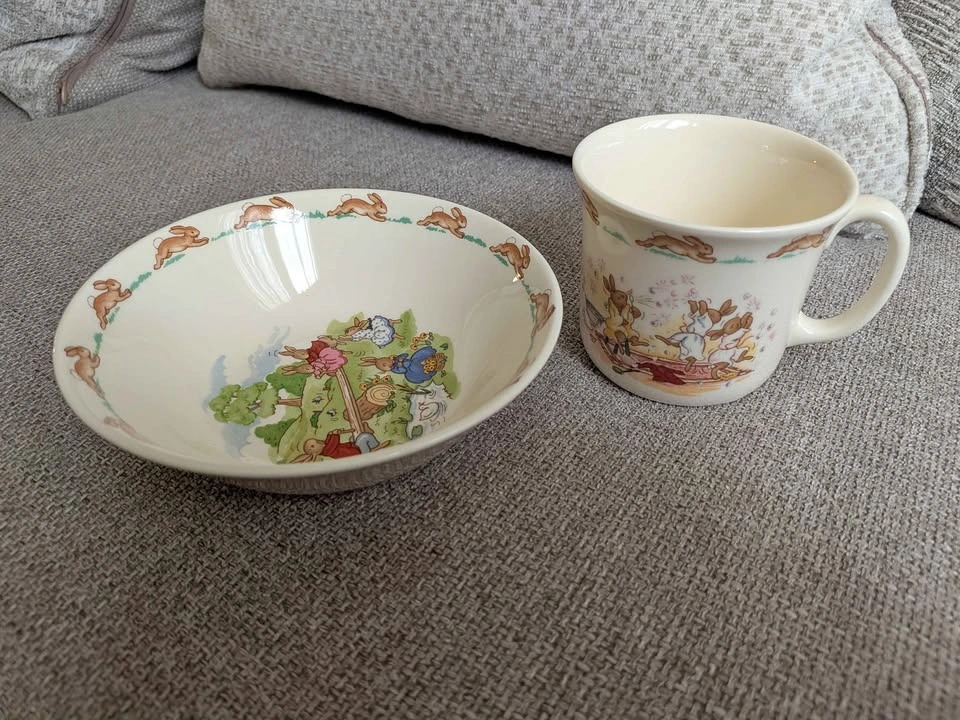 Royal Doulton Bunnykins Bowl and Cup