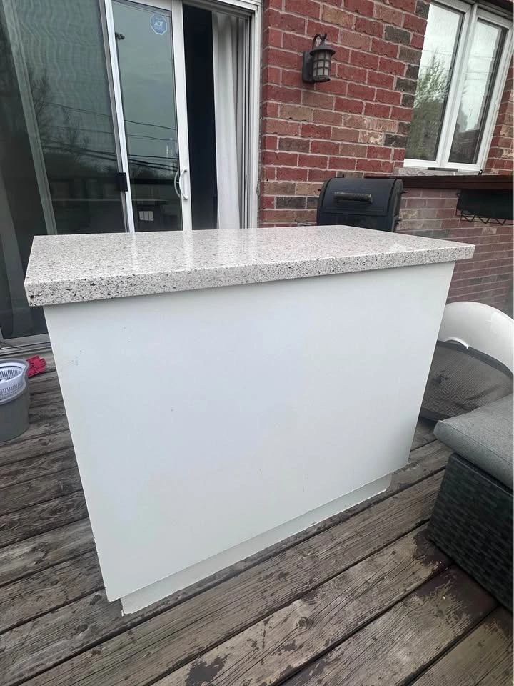 Kitchen Island with Quartz Top - photo 2