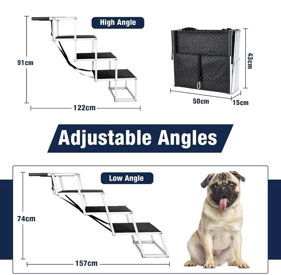 Extra Wide Foldable Dog Steps for Large Dogs - photo 2