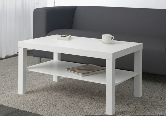 Ikea white coffee table