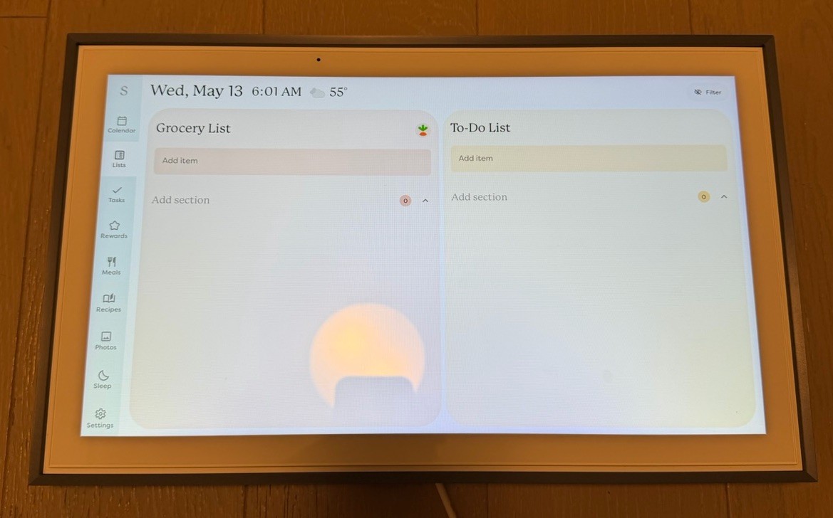 Skylight Touchscreen Smart Calendar Display 15" (Charcoal/White) - photo 4