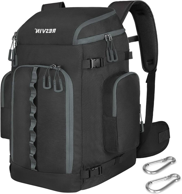 Ski Boot Bag, 65L Durable Travel Backpack, 1680D