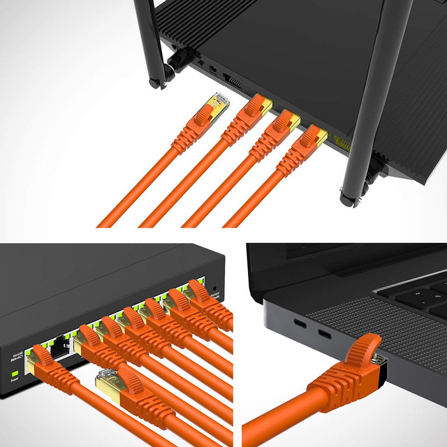 CAT 8 Ethernet Cable Shielded SFTP 10pcs - photo 3