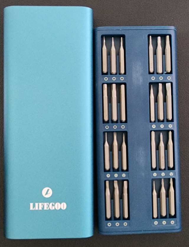 Lifegoo Precision Screwdriver Bit Repair Tool Kit - photo 2