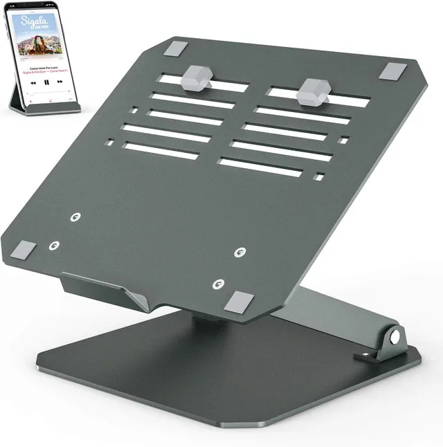 Ergonomic Laptop Stand for Desk, Adjustable Height thumbnail
