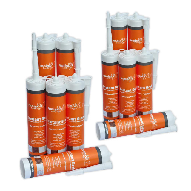 A la Maison Ceilings Instant Grab - Pack of 12, White