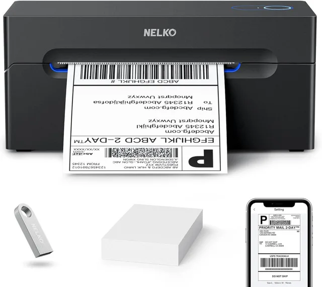 NELKO Wireless 4x6 Thermal Shipping Label Printer thumbnail