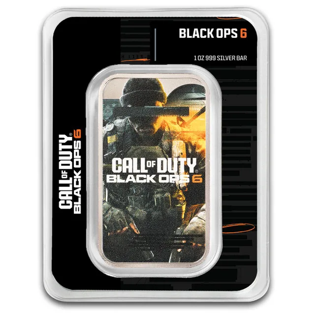 2025 Call of Duty Black Ops 1oz Silver Bar thumbnail
