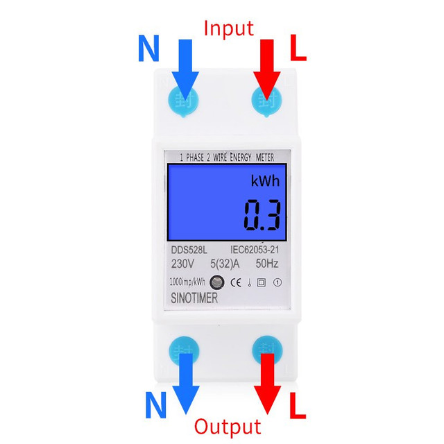 SINOTIMER DDS528L Digital Electric Wattmeter - photo 5