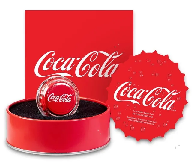 2025 Niue Coca-Cola Bottle Cap 6g Silver Coin thumbnail