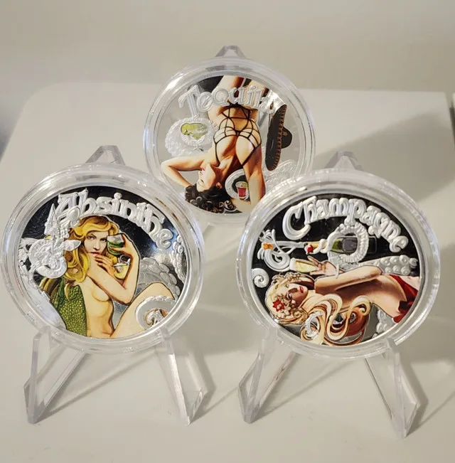 Cthulhu Temptations Silver Proof Round - 3 Coin Set thumbnail