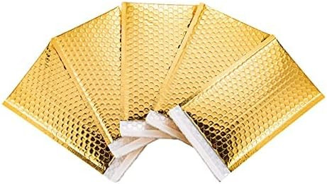 Bubble Mailers 5x9 Padded Envelopes 5 X 9 Pack of 20 Gold Bags - photo 2