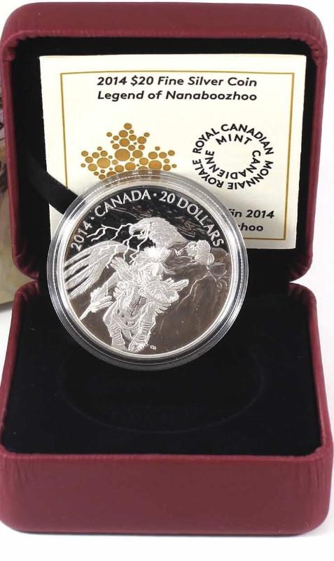 Nanaboozhoo and the Thunderbird's Nest - 1 oz Silver Coin