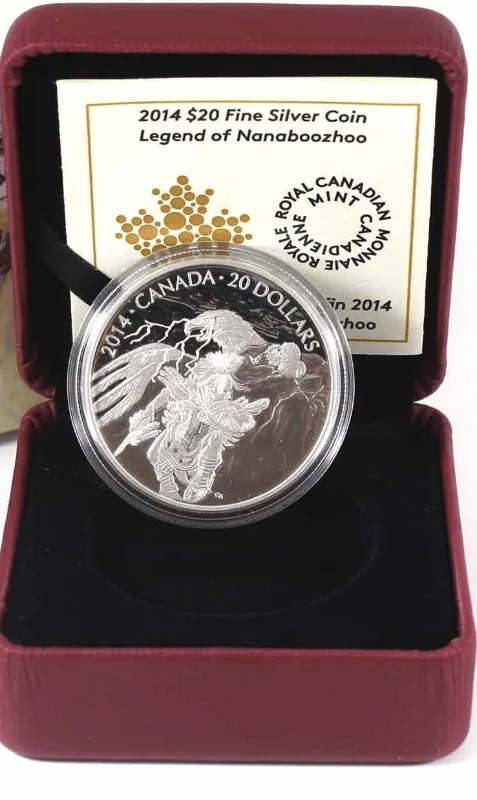 Nanaboozhoo and the Thunderbird's Nest - 1 oz Silver Coin thumbnail