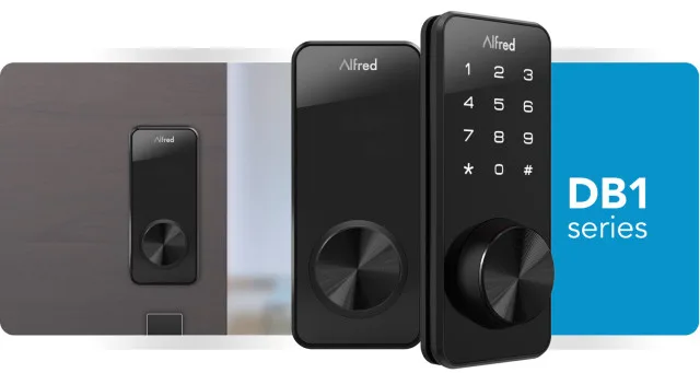 Alfred DB1S Bluetooth Smart Deadbolt Lock with Key thumbnail