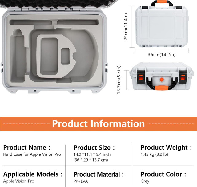 Hard Case for Apple Vision Pro - photo 2