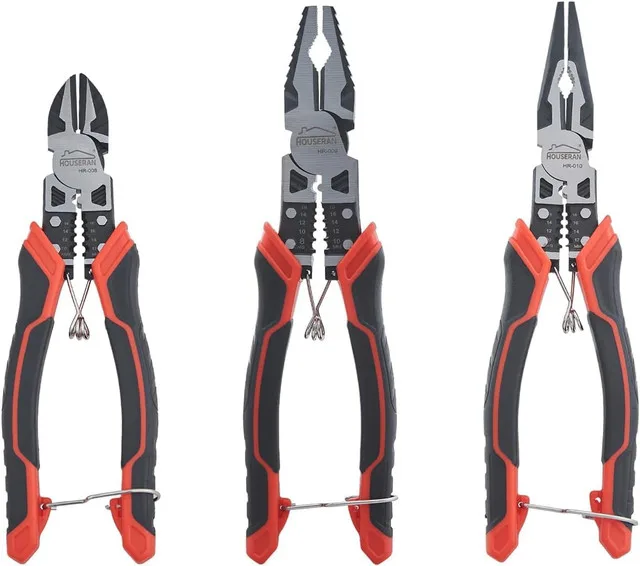 HOUSERAN 3-Piece Pliers Tool Set thumbnail
