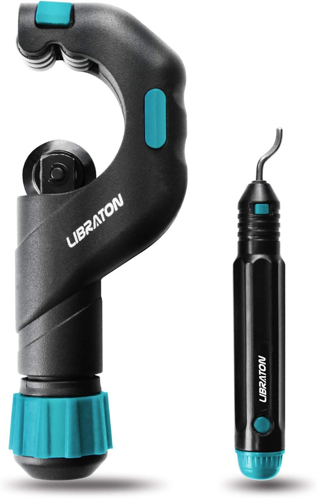 Libraton Pipe Cutter, Tubing Cutter 3/16" to 2" Outer Diameter