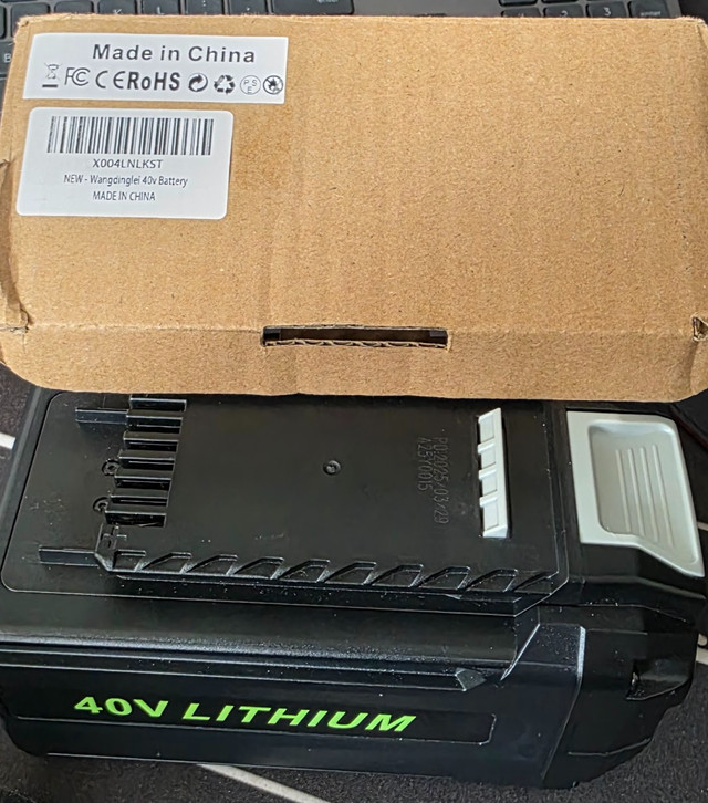 GreenWorks 29472 G-MAX 4 AH Li-Ion, 40V 4amp G-MAX Battery - photo 2