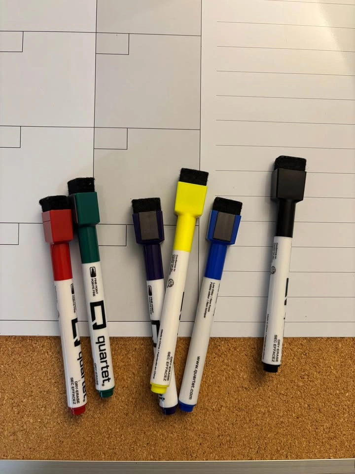White Board Calendar and Markers - photo 2