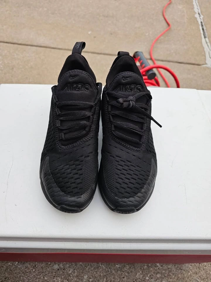 Size 5 - Nike Air Max 270 Triple Black W - photo 2