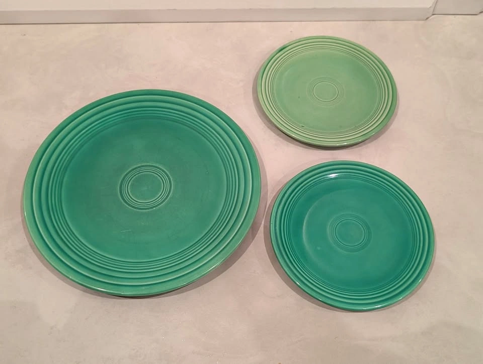 Rare Collector Set: 3-Piece Authentic Vintage Fiestaware Set