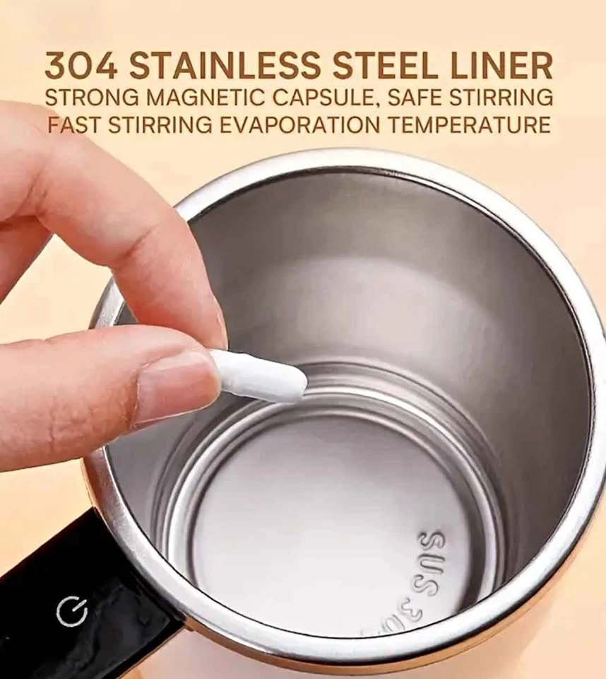Portable Automatic Stirring Coffee Mug - PINK
