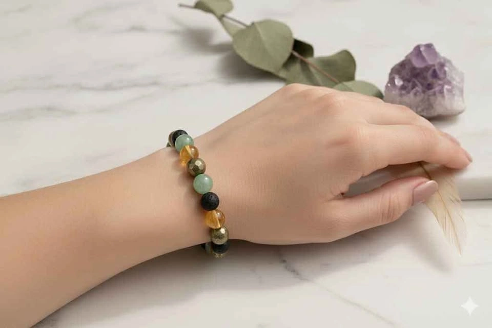 Wealth & Abundance Natural Stone Bracelet (8mm) - photo 2