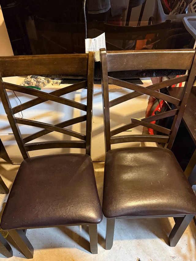 6pc Dining Table Hard Wood - photo 3
