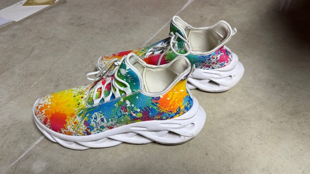 Size 12 Tie Dye Shoes