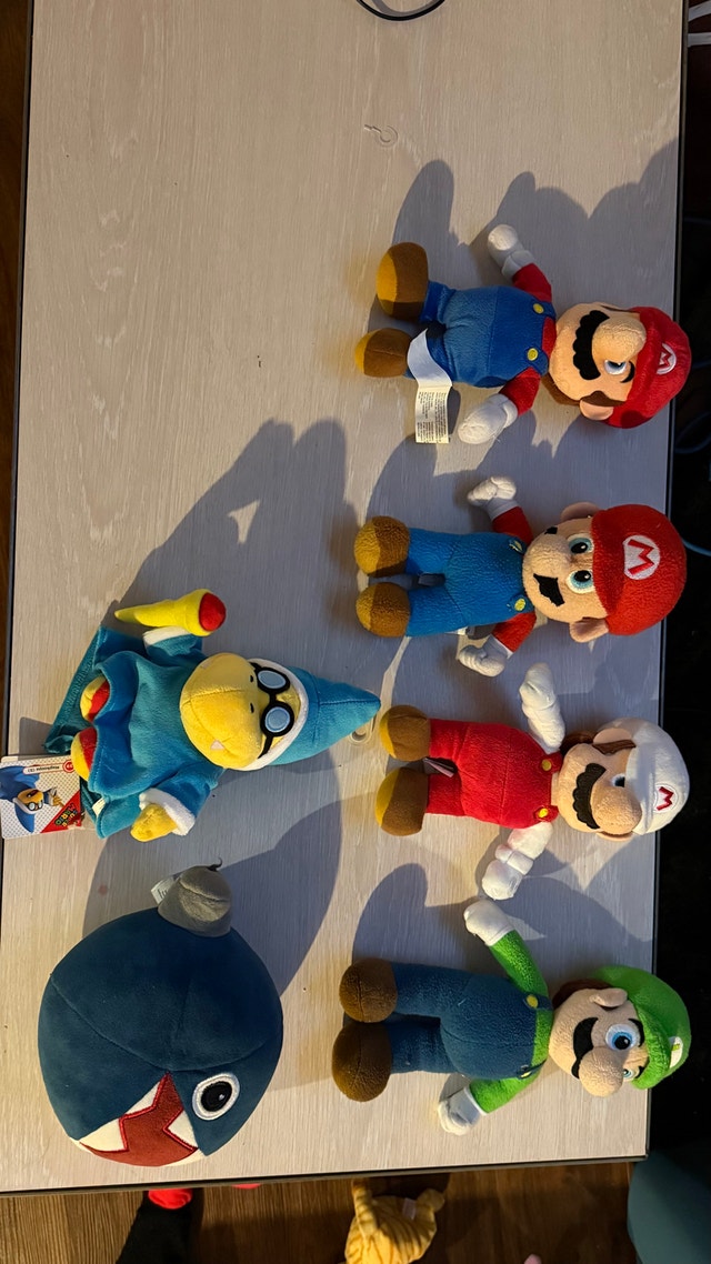 Mario plush $10 each