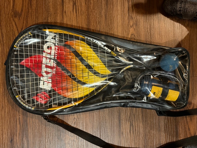 Used Wilson Racquetball Set with Case and Balls