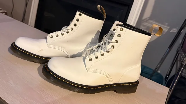 White Doc Martens Size 11W / 9.5M