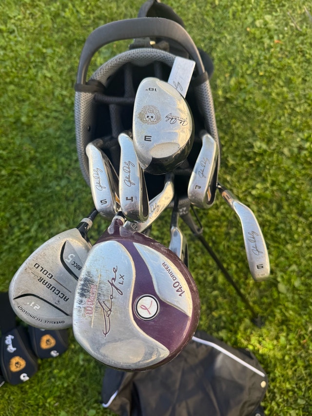 Jon Daley Golf Clubs with Breast Cancer Driver - photo 3