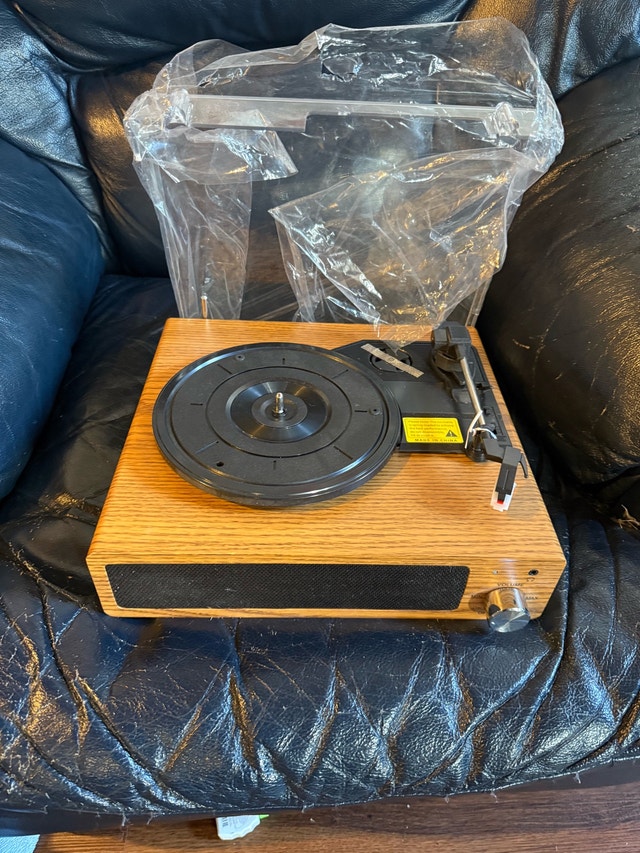 New Record Player with Built-in Speakers