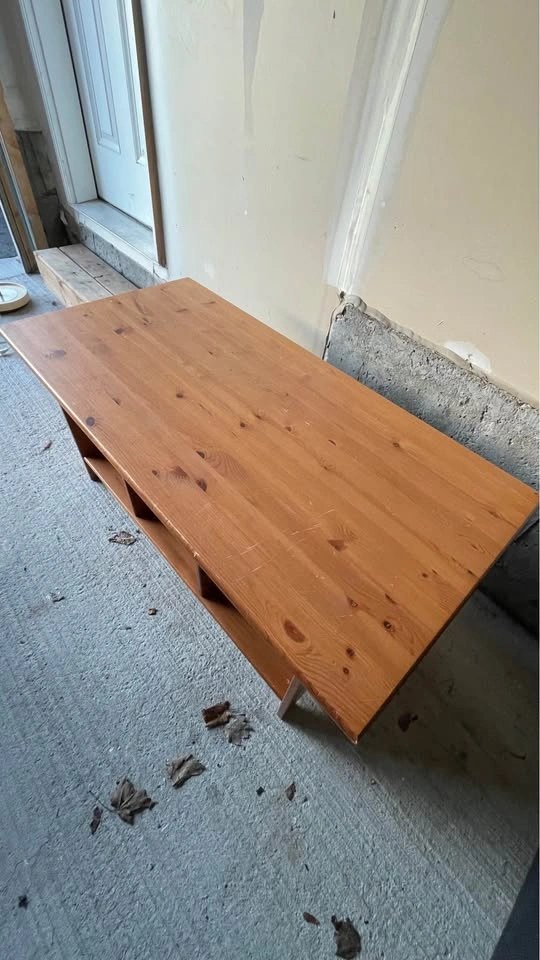 IKEA LEKSVIK Solid Pine TV Stand - photo 2