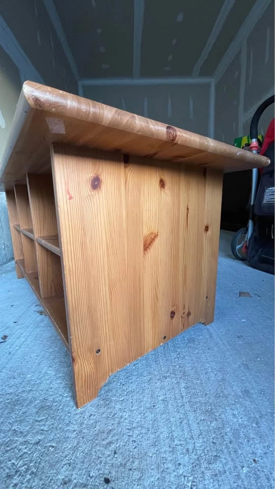 IKEA LEKSVIK Solid Pine TV Stand - photo 4