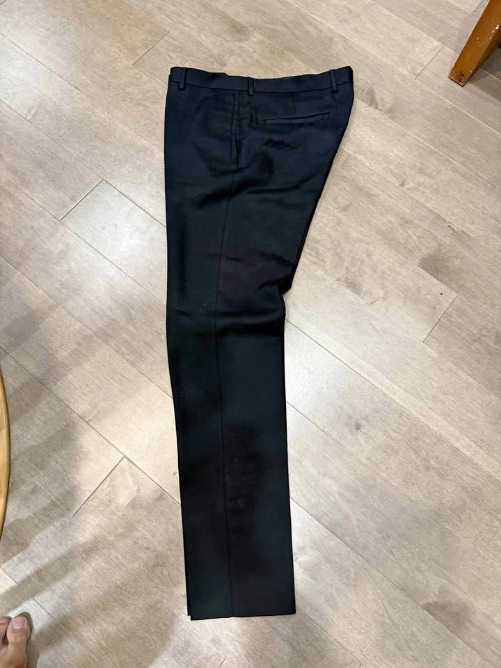 Zara Man Black Trousers Size 34