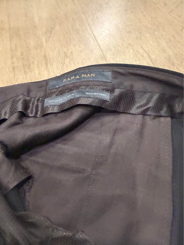 Zara Man Black Trousers Size 34 - photo 4