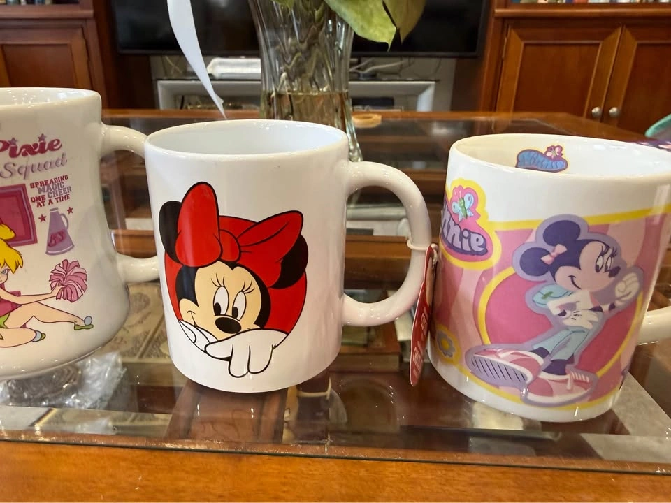 Disney Tinkerbell Minnie Mouse Mugs - photo 3