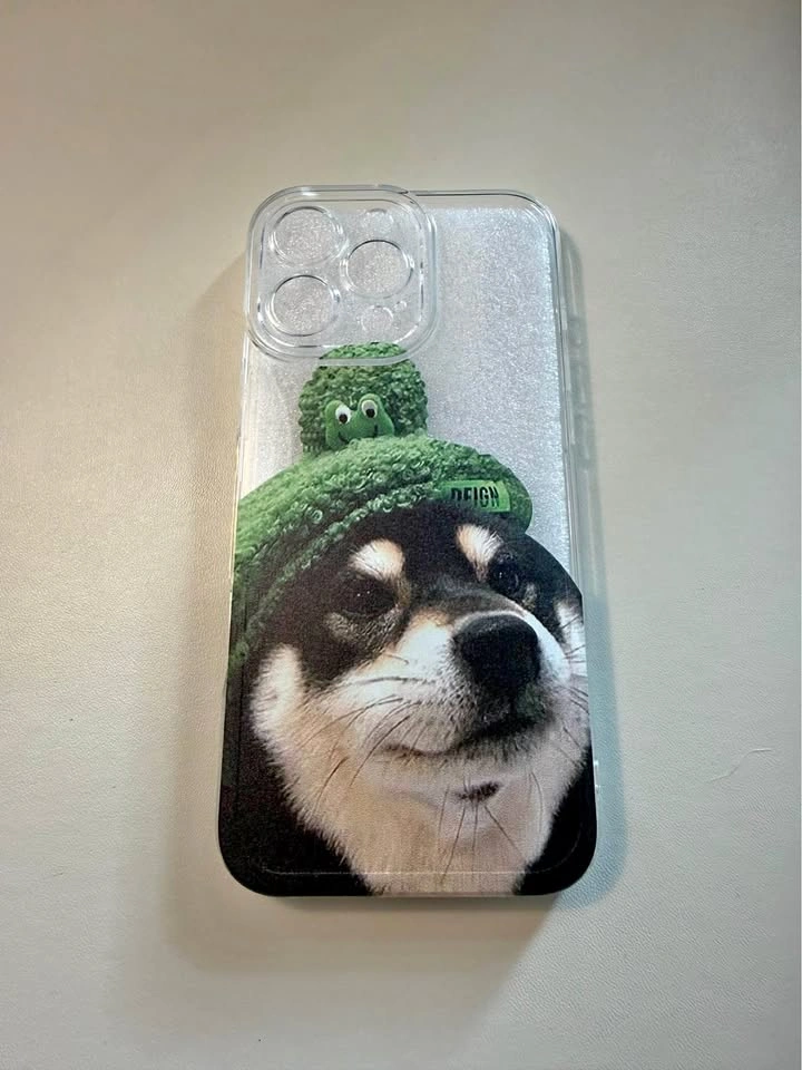 Cute Shiba iPhone 16 Pro Max Case - Clear TPU