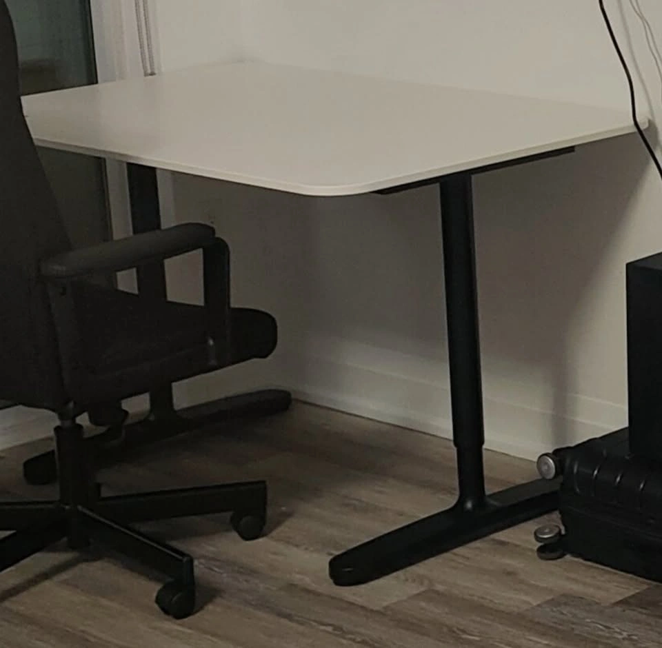 Discontinued IKEA BEKANT Desk - White/Black - DISASSEMBLED - photo 3