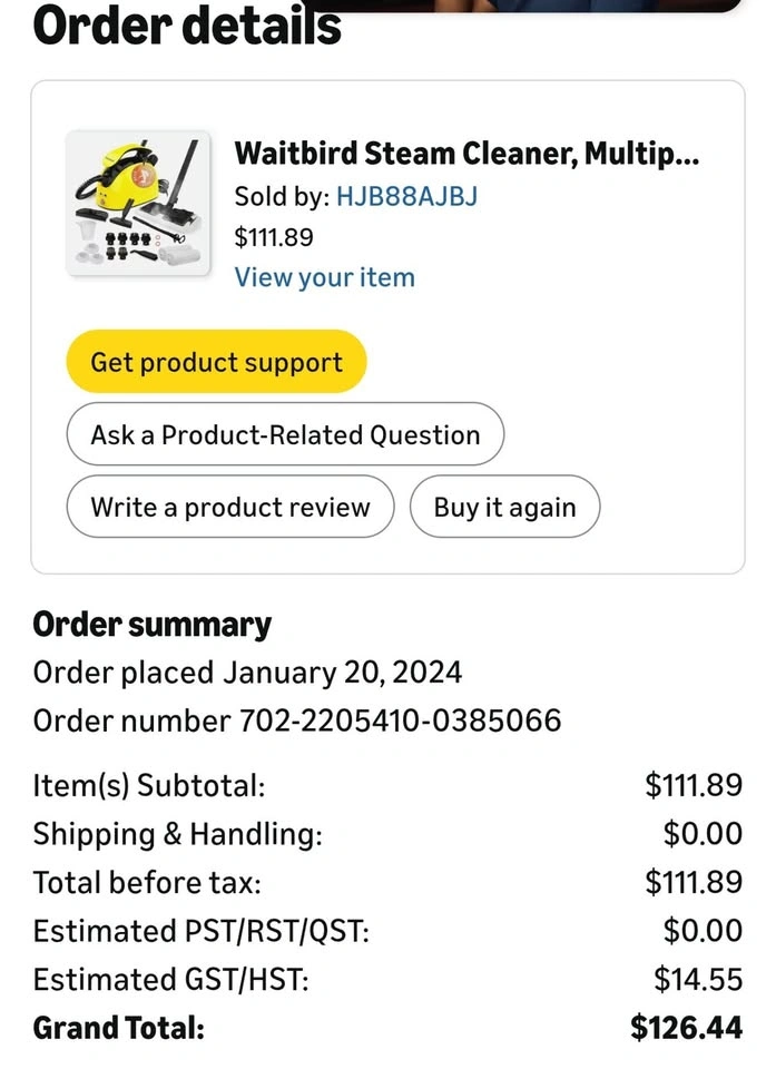 Waitbird Multipurpose Steam Cleaner - 19 BRAND NEW Attachments - photo 3