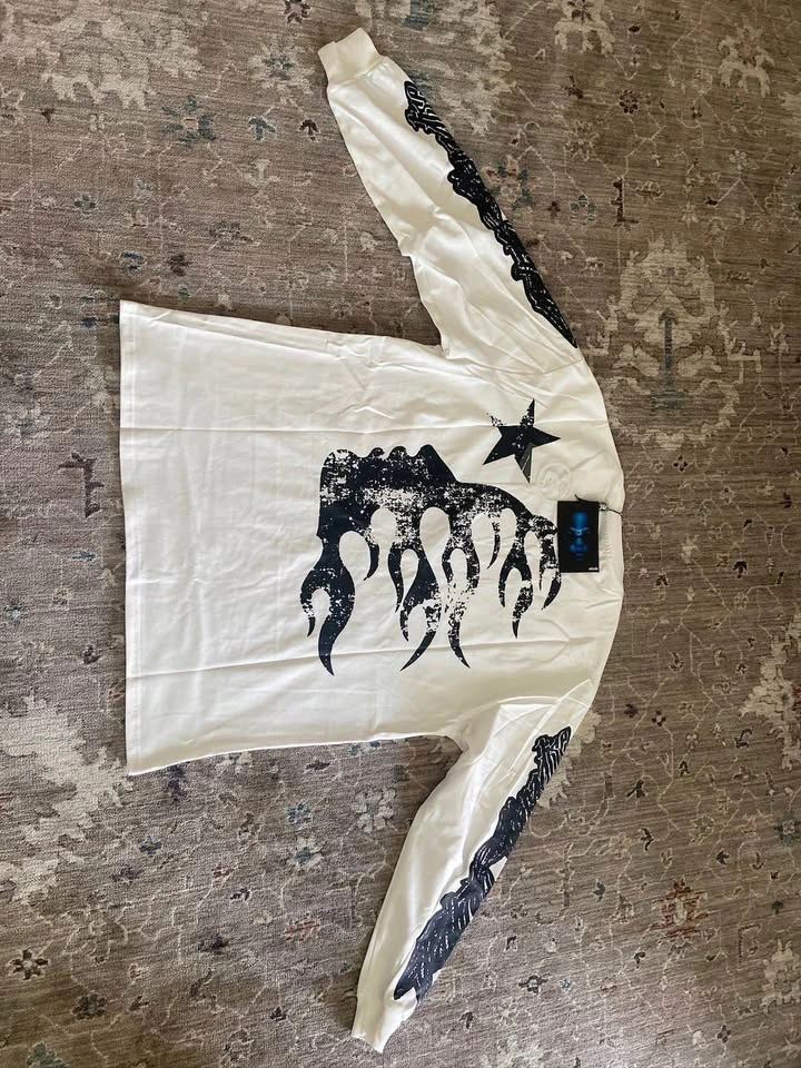 Hellstar White Long Sleeve Shirt - photo 2