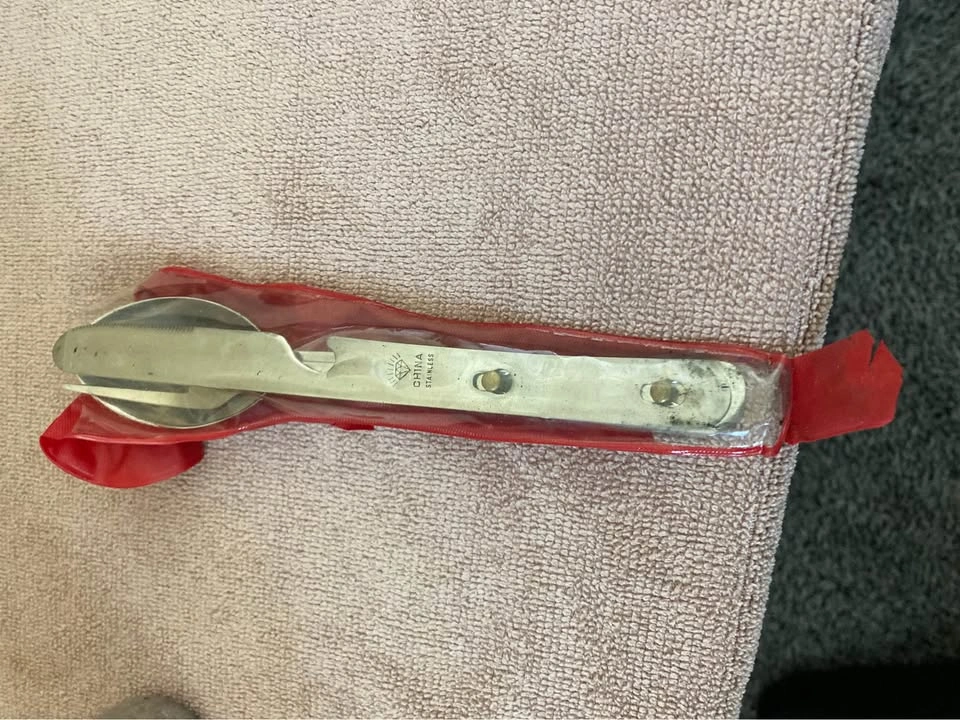 Hiking Utensils 3 Piece Stainless Steel Vintage - photo 2