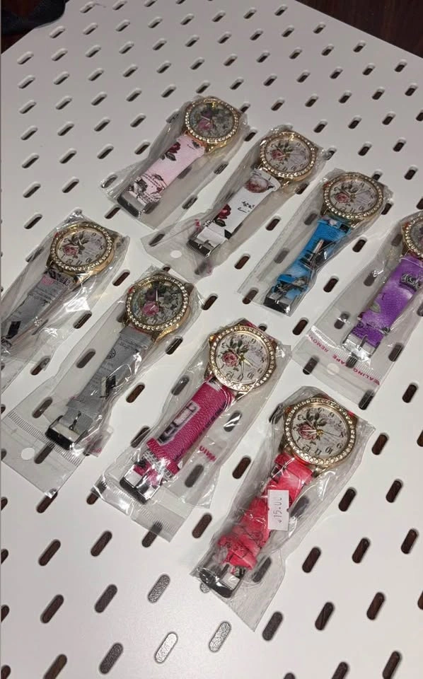 Floral Watches with Rhinestone Embellishment - photo 4