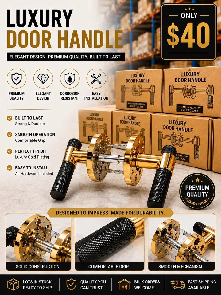 Luxury Gold Door Handles – Premium Modern Design ✨ - photo 3