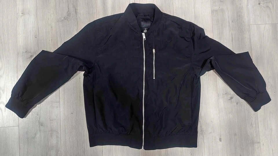 H&M Black Bomber Jacket Size L