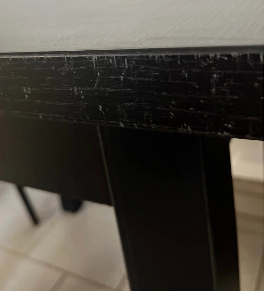 IKEA NORDVIKEN Drop Leaf Dining Table – Black – Great Condition - photo 5